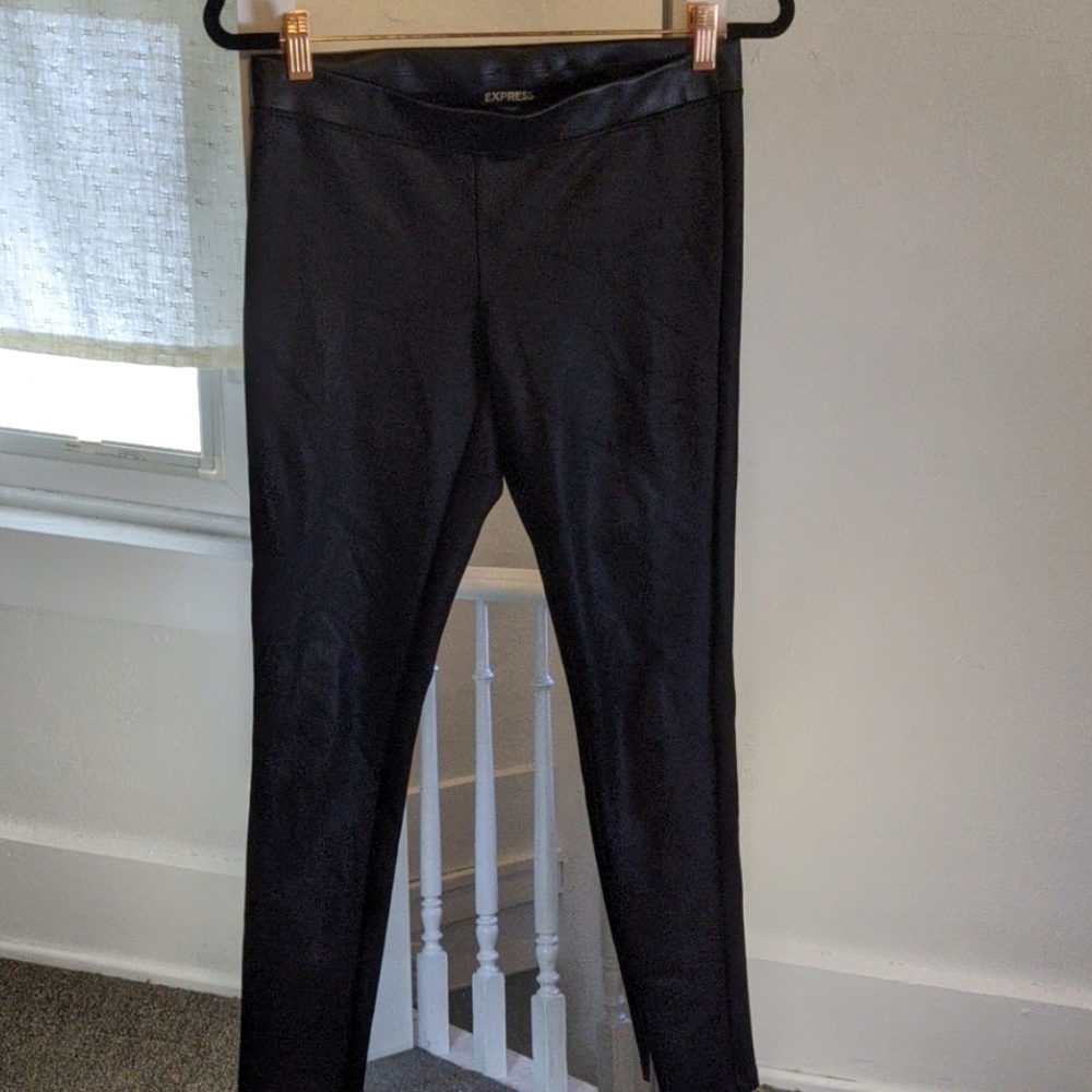 Faux Leather Legging